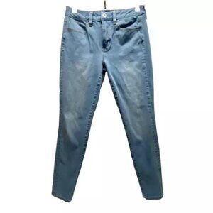 American Eagle Outfitters 360* Super Stretch Jeans Women's 4 Short Light Wash